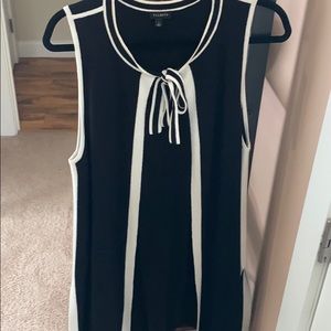 Talbots sleeveless sweater duster